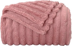 vidaXL Ριχτάρια 6 pcs Ροζ 240 x 220 cm Μαλλί