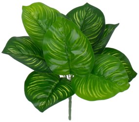 CANNA 78262 Τεχνητό Φυτό Κάννα - Μπουκέτο Διακοσμητικών Φυτών - Κλαδιών με Φύλλωμα Πράσινο Υ30cm