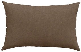 vidaXL Μαξιλάρι Καναπέ 2 pcs Καφέ 60 x 40 cm ύφασμα
