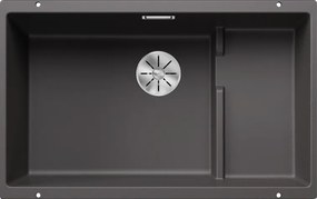 Blanco Subline 700-u Level - Υποκαθήμενος Νεροχύτης Κουζίνας Γρανίτη 73x46 - Rock Grey