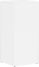 vidaXL Πλευρικό Ράφι Λευκό 33 x 32 x 70,5 εκ Επεξεργασμένο ξύλο