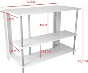 Νησίδα Κουζίνας Sapphire Δρυς LIPROS 120x60x89.5