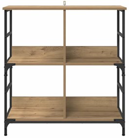 vidaXL Ράφι Βιβλίων artisan δρυς 78.5 x 33 x 82 εκ Επεξεργασμένο ξύλο