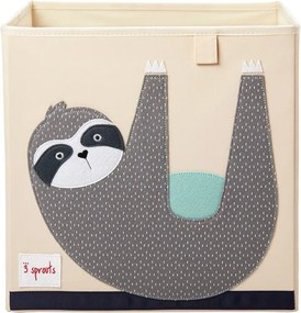 3Sprouts Τετράγωνο καλάθι για παιχνίδια, Sloth
