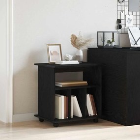 vidaXL Κινητό Ντουλάπι 60 x 45 x 55 εκ. Επεξεργασμένο Ξύλο Μαύρη Οξυά