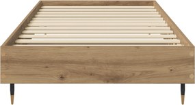 vidaXL Σκελετός Κρεβατιού Artisan Δρυς 80 x 200 cm Επεξεργασμένο Ξύλο