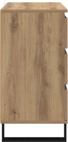 vidaXL Πλαϊνό γραφείο Artisan Oak 60 x 35 x 70 cm Επεξεργασμένο ξύλο