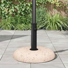 vidaXL Βάση ομπρέλας Κίτρινο και Μαύρο 45 x 45 x 40 cm