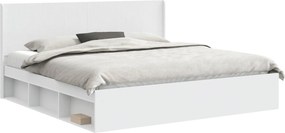 vidaXL Καλάθι με αποθήκη και κεφαλάρι Λευκό 200 x 200 cm