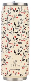 Ποτήρι - Θερμός Bloom Beige Save The Aegean 01-31213 500ml Beige-Multi Estia