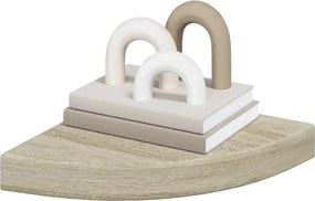 vidaXL Ράφια Τοίχου 2 τεμ. Χρώμα Δρυός 25x25x3,8 εκ. από MDF