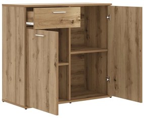 vidaXL Ντουλάπι Τεχνίτης Δρυς 80 x 36 x 75 εκ. Επεξεργασμένο Ξύλο
