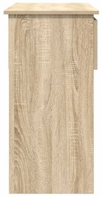 vidaXL Τραπέζι κονσόλας με συρτάρια Sonoma Δρυς 85,5x38,5x74,5 cm