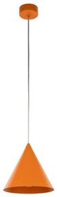 Κρεμαστό Φωτιστικό Οροφής 1xE27 Φ19cm Cono TK Lighting-10075-Πορτοκαλί 10075