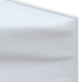 vidaXL Τέντα Εκδηλώσεων Πτυσσόμενη με Πλαϊνά Τοιχώματα Λευκή 3 x 6 μ.