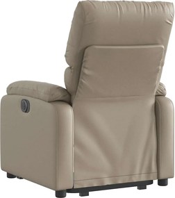 vidaXL Πολυθρόνα Ηλεκ.Ανακλινόμενη με Ανύψωση Συνθ. Δέρμα