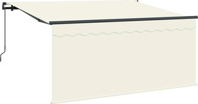 vidaXL Σκηνίτσα Αναδιπλούμενη Κρεμ 300 x 200 cm
