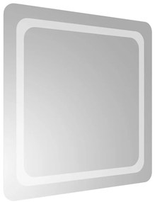 vidaXL Καθρέφτης Μπάνιου με LED 60x60 εκ.
