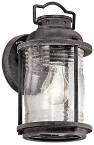 Φανάρι  Απλίκα Φωτιστικό Τοίχου 1xE27 IP44  28cm  Ashland Bay Elstead Lighting-KL-ASHLANDBAY2-S-Γκρι KL-ASHLANDBAY2-S