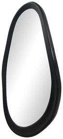 Καθρέπτης οβάλ Baloa pakoworld mdf σε μαύρη απόχρωση 44x4x80εκ
