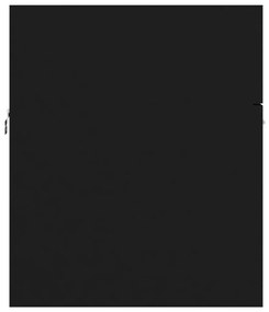 Ντουλάπι Νιπτήρα Μαύρο 80 x 38,5 x 46 εκ. από Επεξ. Ξύλο - Μαύρο