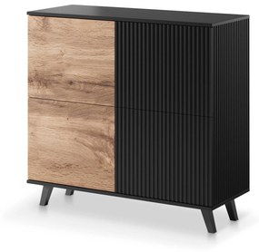 RANDOM KM-2 chest, color: wotan oak/black DIOMMI V-PL-RANDOM-KM-2