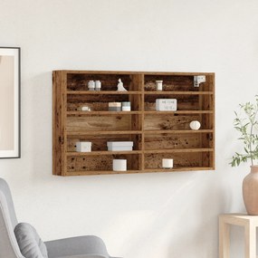 vidaXL Βιτρίνα Παλιού Ξύλου 100x15x58 εκ Επεξεργασμένο Ξύλο