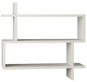 Ραφιέρα Paralel pakoworld χρώμα λευκό 70x22x65,5εκ (1 τεμάχια)