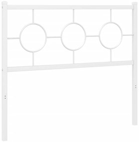 vidaXL Ανταλλακτικό κεφαλάρι Λευκό 100 εκ. Μεταλλικό