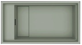 Νεροχύτης κουζίνας DIALOGO 360 Sage Green 82 ELLECI 86x46cm - LKD36082BKM
