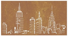 vidaXL Διακοσμητικό Κήπου Σχέδιο Ορίζοντας 105x55 εκ. Ατσάλι Corten