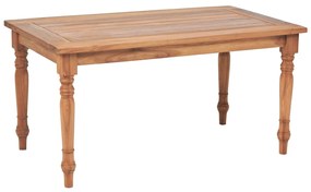 Τραπέζι Batavia 90 x 50 x 45 εκ. από Ξύλο Teak