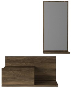 Έπιπλο Εισόδου RODOS Καφέ 60x30x100cm - 14410068 - 14410068
