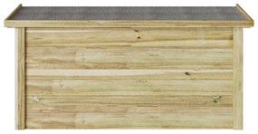 vidaXL Κουτί Αποθήκευσης 44x119x57 εκ., Ενισχυμένο Ξύλο Πεύκου