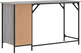 vidaXL Γραφείο Υπολογιστή Γκρι Sonoma 131x48x75 εκ. Επεξεργασμένο Ξύλο
