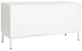 Τηλεόραση DKD Home Decor Χρυσό Μέταλλο Λευκό Ξύλο από Μάνγκο 120 x 40 x 60 cm