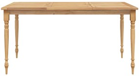 vidaXL Τραπέζι Batavia 85 x 85 x 75 εκ. από Μασίφ Ξύλο Teak