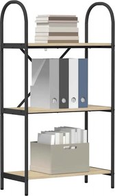 vidaXL Ράφι Βιβλίων Δρύς Sonoma 60 x 30 x 109 εκ Επεξεργασμένο ξύλο