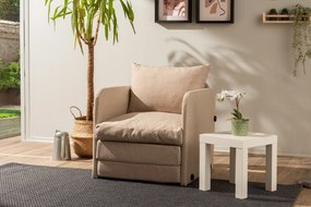 1-Seat Sofa-Bed Saga Single - Beige Beige