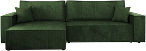 Γωνιακός καναπές Karl Maxi-Prasino
