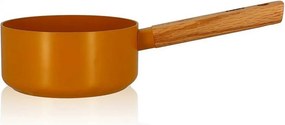 ΚΑΤΣΑΡΌΛΕΣ CASSEROLE ECTOR JAUNE MANCHE BOIS 16CM OGO