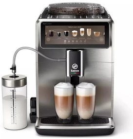 Saeco SM8885/00 Xelsis Deluxe Αυτόματη Μηχανή Espresso 1500W, Πίεσης 15bar, με Μύλο Άλεσης, Μαύρη