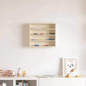 vidaXL Ξύλινη βιτρίνα συλλεκτών Καφέ 40 x 8.5 x 37 εκ. Κόντρα πλακέ
