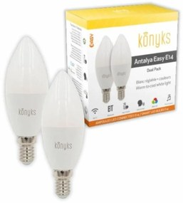 Λάμπα Κερί LED Konyks e14 Λευκό