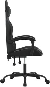vidaXL Καρέκλα Gaming Μαύρη από Συνθετικό Δέρμα