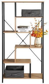 Βιβλιοθήκη - Ραφιέρα Edge 1907 Μεταλλική Fylliana Sonoma - Artisan 84x35x163 εκ. 84x35x163 εκ.