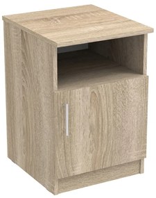 Κομοδίνο Galdi pakoworld σε sonoma απόχρωση 40x45x60εκ