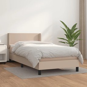 ΚΡΕΒΑΤΙ BOXSPRING ΜΕ ΣΤΡΩΜΑ ΚΑΠΟΥΤΣΙΝΟ 90X200ΕΚ.ΑΠΟ ΣΥΝΘ. ΔΕΡΜΑ 3130642