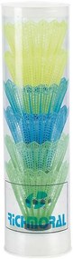 Amila Μπαλάκια Badminton με Πολύχρωμα Πλαστικά Φτερά (6 τμχ) (42079)