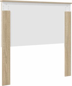 vidaXL Κεφαλάρι με κεφαλάρι Δρύς Sonoma 100 cm Επεξεργασμένο ξύλο